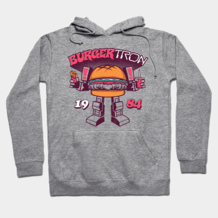 Burger Hoodie - BurgerTRON '84 by Gimetzco!